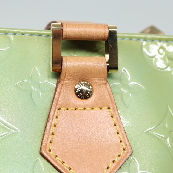 Louis Vuitton Green Monogram Vernis Houston Hand Bag - Picture 11 of 16